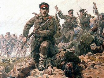 Изображение на български войник